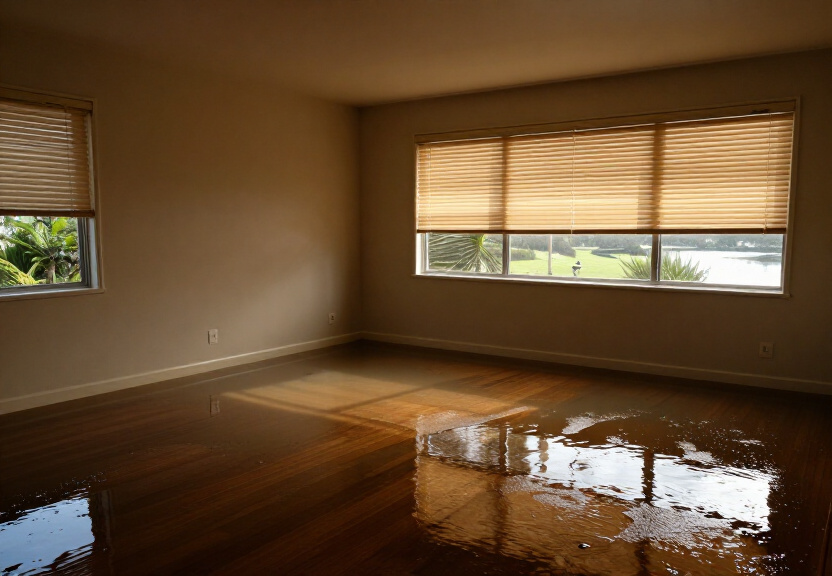 Wet carpet and damaged subfloor in Menai Central home